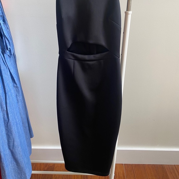 ASOS Black Cut Out Dress - Picture 2 of 4